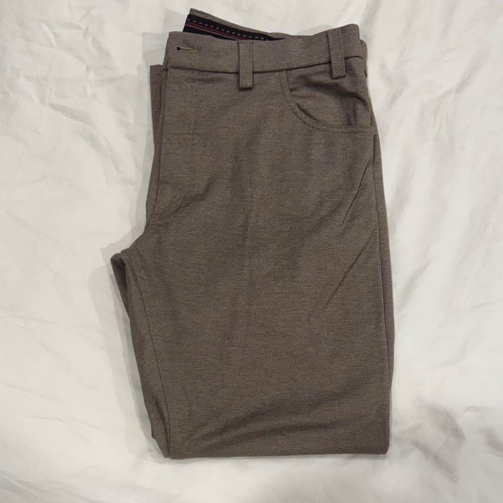 7 Diamonds Men's Brown Dress Pants